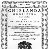 Gabriello Puliti: Ghirlanda odorifera