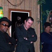 Boyd Rice with members of The Delfonics