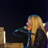 Laura Sully on stage