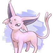 Espeon, smile