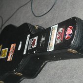 His guitar case (Russia, Barnaul 16/06/2011)