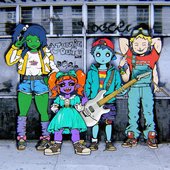 Atomic Youth - Illustrated Band Members