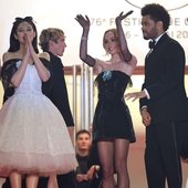 The Weeknd, Jennie and Lily Rose-Depp