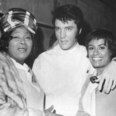 Mahalia Jackson and Elvis