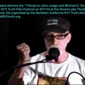 Vic Sadot delivers the tribute to John Judge and Mike Ruppert 9-11-14