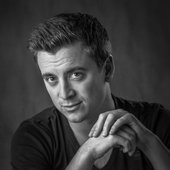 Niels Destadsbader - Z/W portret