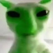 Alien Cat Green
