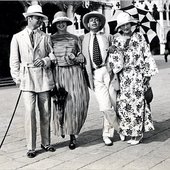 Gerald Murphy, Genevieve Carpenter, Cole Porter & Sara Murphy in Venice 1923