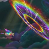 Rainboom screenshot from the MLP movie