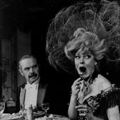 David Burns (left) with Carol Channing in Hello, Dolly