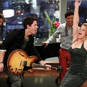 Nick Jonas and Megan Hilty