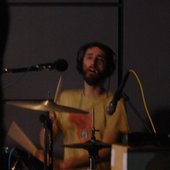 Chris hits the skins -- live at Street Date Studios in NYC
