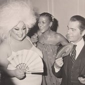 Karl Lagerfeld's party at Studio 54