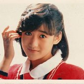 from Koi Hajimashite album jacket photoshoot (1984)