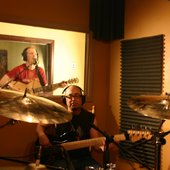 JD Feighner in the studio