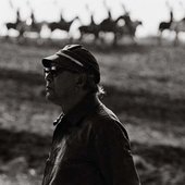 Kurosawa on set