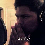 A-F-R-O focused in the studio