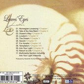 rear of the cd with tracklist