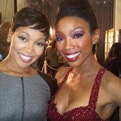 Brandy and Monica