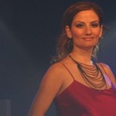 Helen, a lady in red