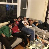 hanging out