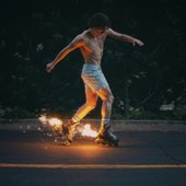 Fireworks & Rollerblades (HD Cover)