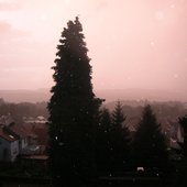 Thunder storm in front of studio (Germany)