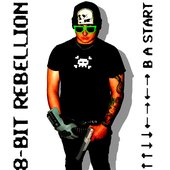 8-bit rebellion UP UP DOWN DOWN L R L R B A Start cover art.