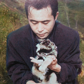 Hirasawa with kitty