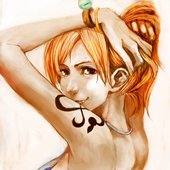 One Piece, Nami. Artist: Lack