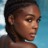 Janelle in a pool