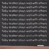 Toby Walker Plays Well With Others