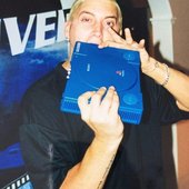 Eminem holding PlayStation