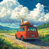 Lofi Scenic Drive