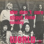 World (Netherlands, 1970) single sleeve...