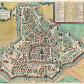 Padua (Padova), by Braun & Hogenberg c. 1625
