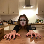 marskiii looking as if she's getting dragged away by the counter monster