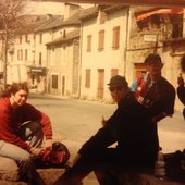 Halftribe somewhere in France with some mates, 1992-93.jpg