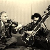 Ravi Shankar with Yegudi Menuhin