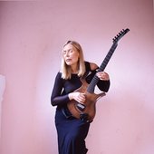 Joni and her guitar