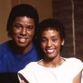 Whitney Houston  with Jermaine Jackson