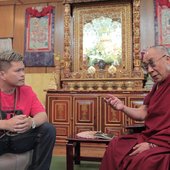 Dwagie chilling wit da Dalai Llama