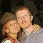 Sarah (voice) and Francesco (guitars)