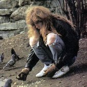 Dave with pigeons