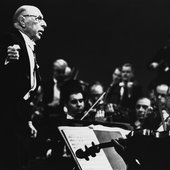 Stravinsky  conducting
