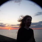 Adam at New Brighton promenade