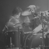 Ethan on the drums 