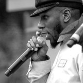 mos def b&w photo