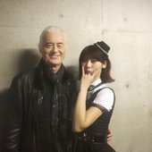 Akane with Jimmy Page