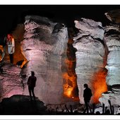 in the cave
